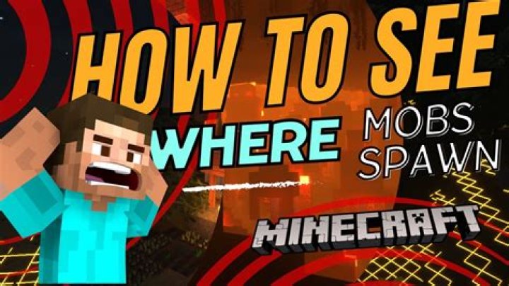 Minecraft how to see where mobs can spawn