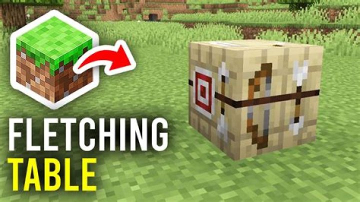 What does the fletching table do in minecraft