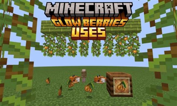 What to do with glow berries in minecraft