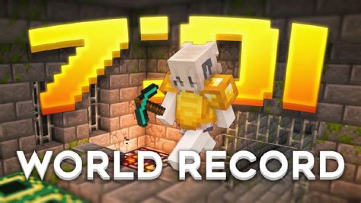 Who has the world record for beating minecraft