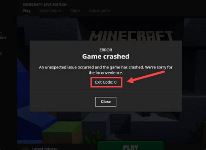 Why does minecraft keep crashing exit code 0